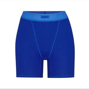 Skims Cobalt Cotton Rib Boxers